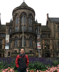 UF Associate Dean Brian Harfe at the University of Glasgow