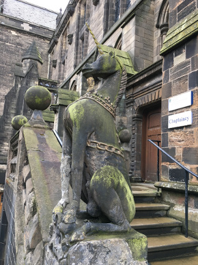 The Lion and Unicorn Staircase at the University of Glasgow